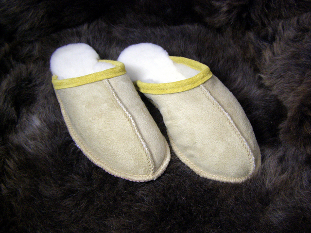 Shop - Scuffs - Lambskin Slippers