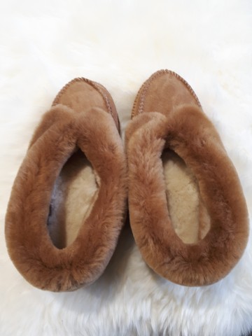 A Sunshine Moc - Lambskin Slippers